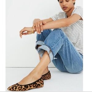 Madewell cheetah flats